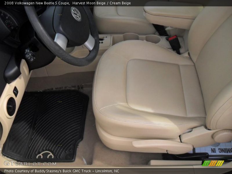  2008 New Beetle S Coupe Cream Beige Interior