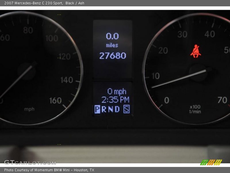 Black / Ash 2007 Mercedes-Benz C 230 Sport