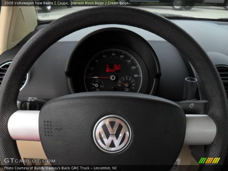Harvest Moon Beige / Cream Beige 2008 Volkswagen New Beetle S Coupe