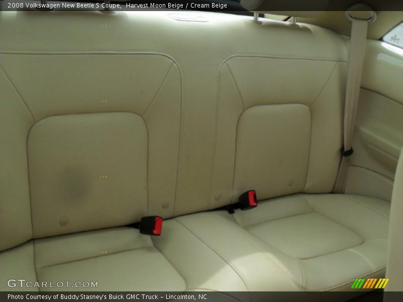  2008 New Beetle S Coupe Cream Beige Interior
