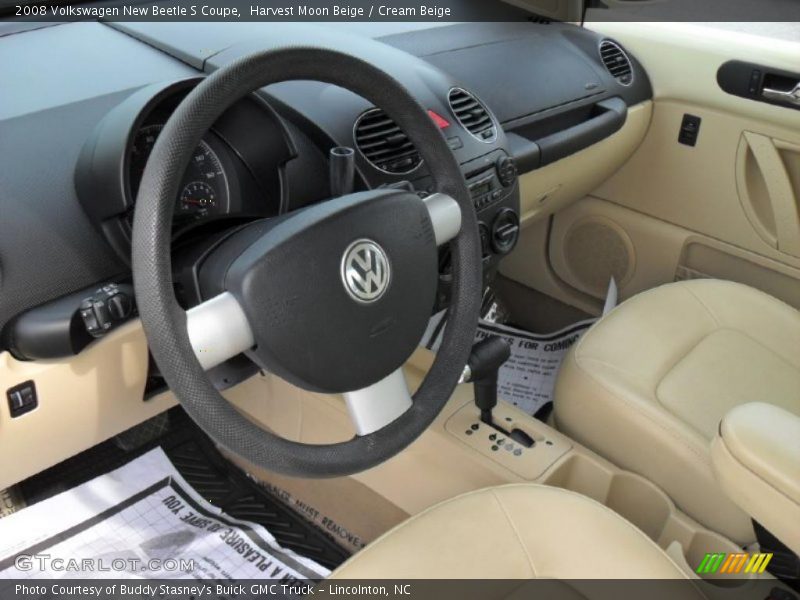 Cream Beige Interior - 2008 New Beetle S Coupe 