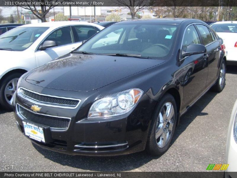 Black Granite Metallic / Ebony 2011 Chevrolet Malibu LT