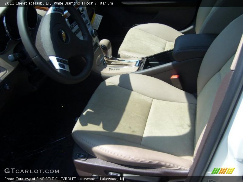 White Diamond Tricoat / Titanium 2011 Chevrolet Malibu LT