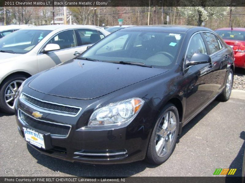Black Granite Metallic / Ebony 2011 Chevrolet Malibu LT