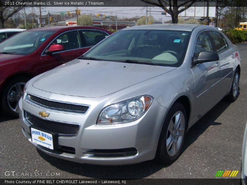 Silver Ice Metallic / Titanium 2011 Chevrolet Malibu LS