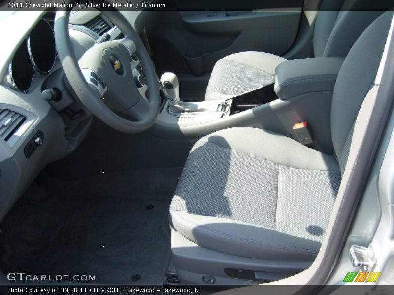 Silver Ice Metallic / Titanium 2011 Chevrolet Malibu LS
