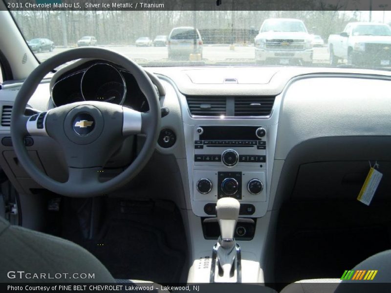 Silver Ice Metallic / Titanium 2011 Chevrolet Malibu LS
