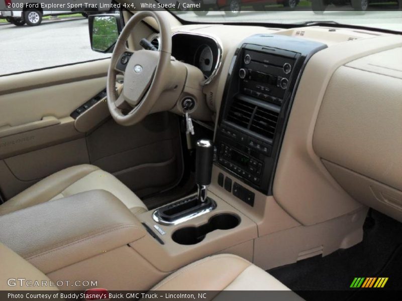 White Suede / Camel 2008 Ford Explorer Sport Trac Limited 4x4
