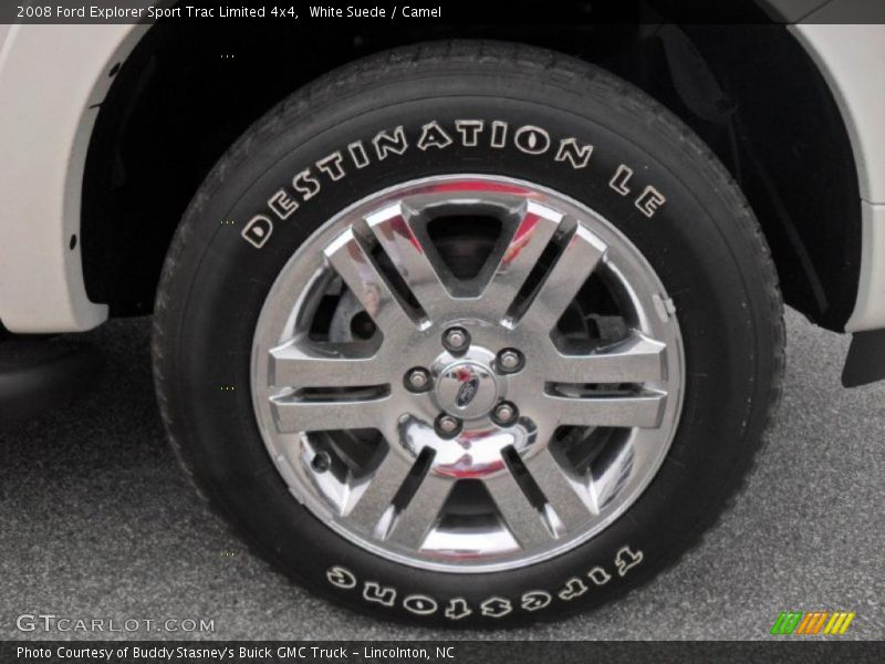 White Suede / Camel 2008 Ford Explorer Sport Trac Limited 4x4