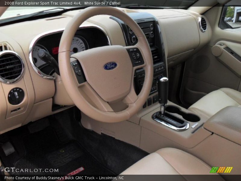 White Suede / Camel 2008 Ford Explorer Sport Trac Limited 4x4