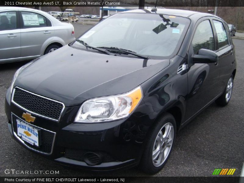 Black Granite Metallic / Charcoal 2011 Chevrolet Aveo Aveo5 LT