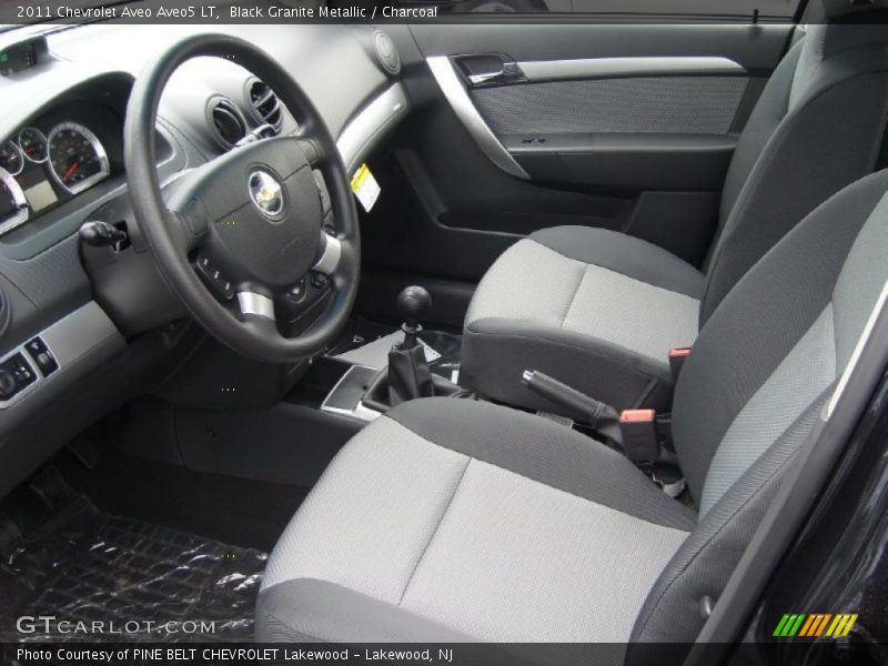 Black Granite Metallic / Charcoal 2011 Chevrolet Aveo Aveo5 LT