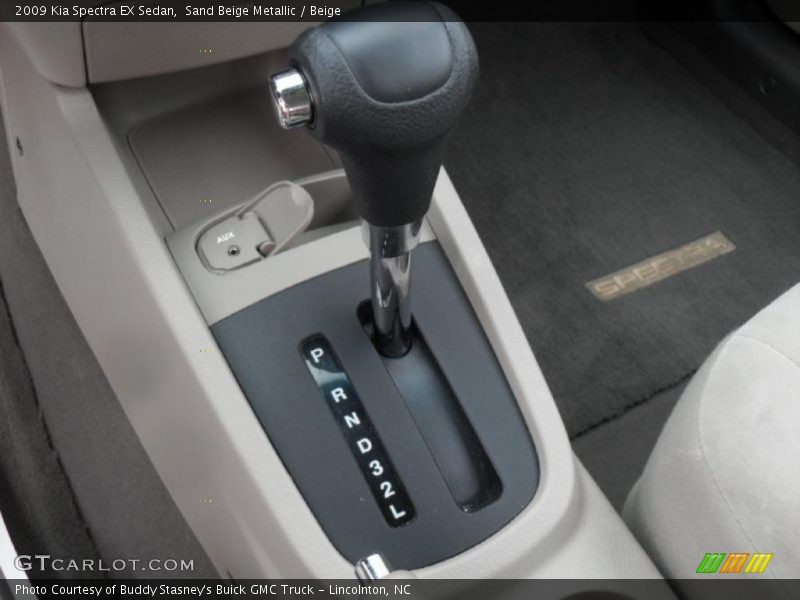 Sand Beige Metallic / Beige 2009 Kia Spectra EX Sedan