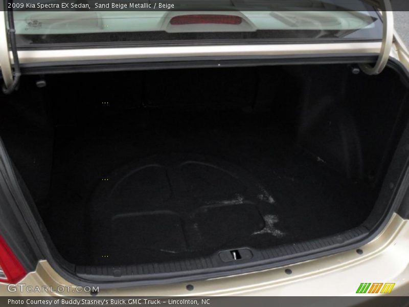 Sand Beige Metallic / Beige 2009 Kia Spectra EX Sedan