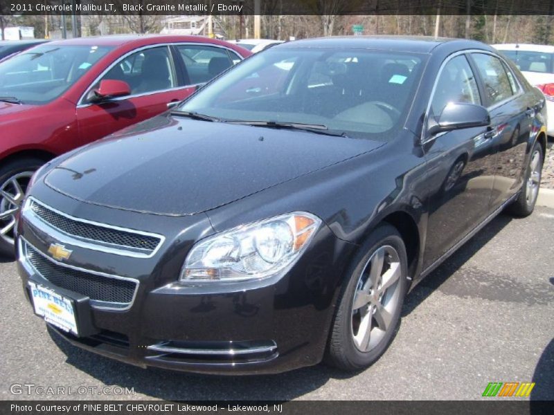 Black Granite Metallic / Ebony 2011 Chevrolet Malibu LT
