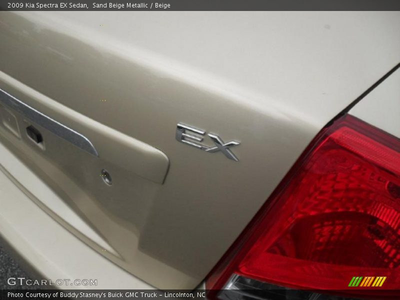 Sand Beige Metallic / Beige 2009 Kia Spectra EX Sedan
