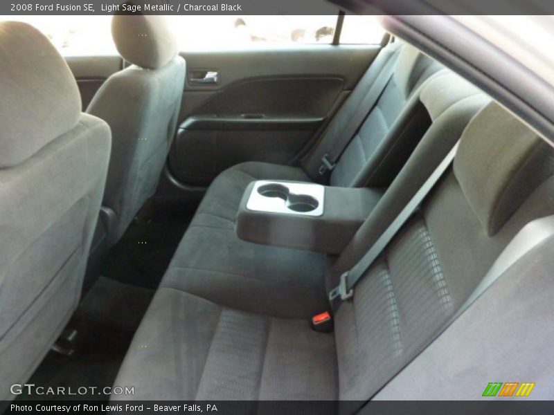 Light Sage Metallic / Charcoal Black 2008 Ford Fusion SE