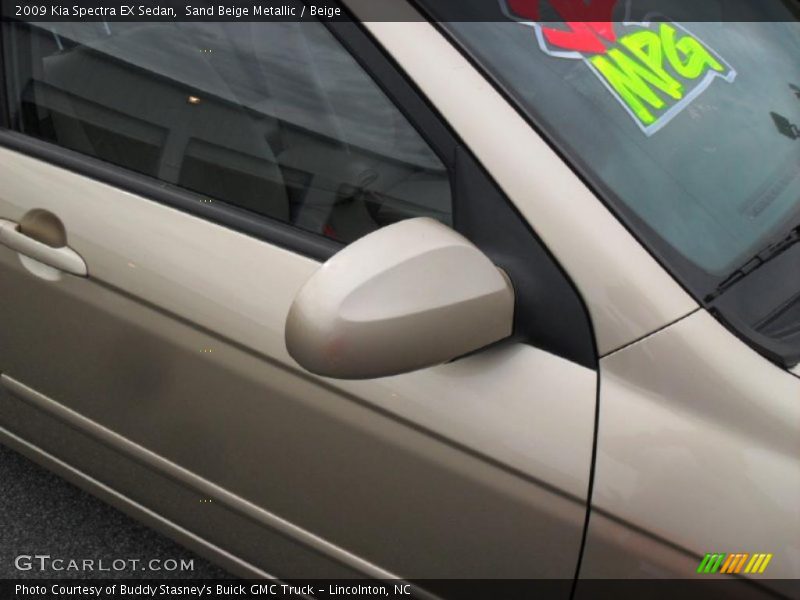 Sand Beige Metallic / Beige 2009 Kia Spectra EX Sedan