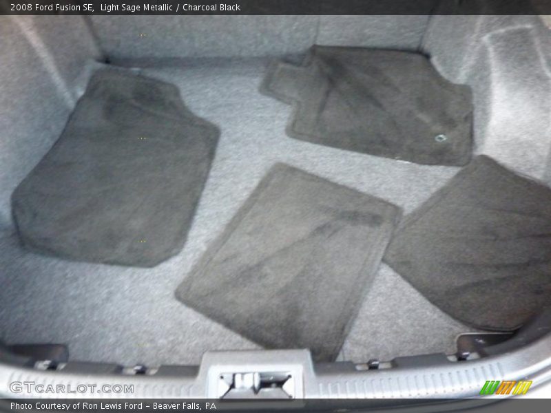 Light Sage Metallic / Charcoal Black 2008 Ford Fusion SE