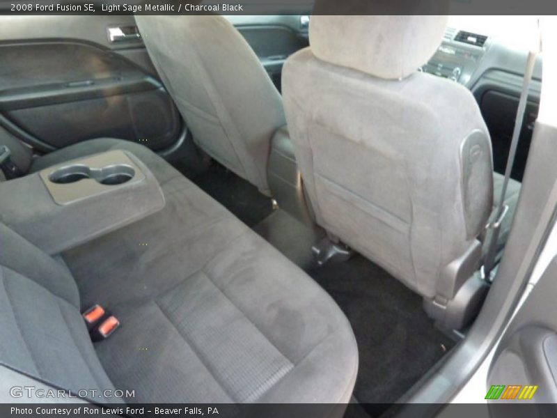 Light Sage Metallic / Charcoal Black 2008 Ford Fusion SE