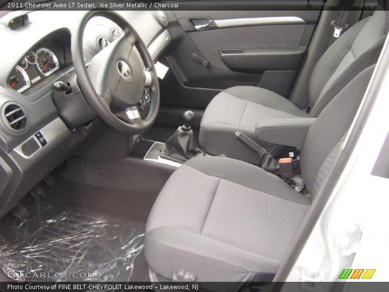  2011 Aveo LT Sedan Charcoal Interior