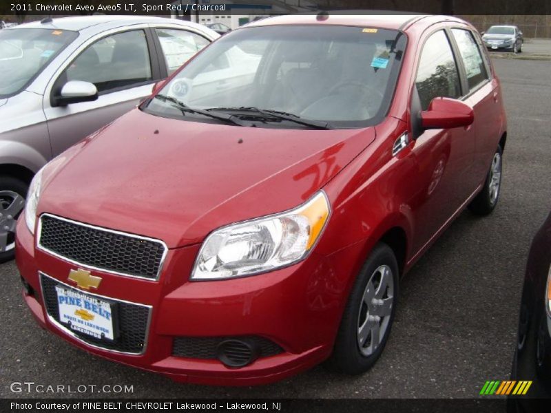 Sport Red / Charcoal 2011 Chevrolet Aveo Aveo5 LT