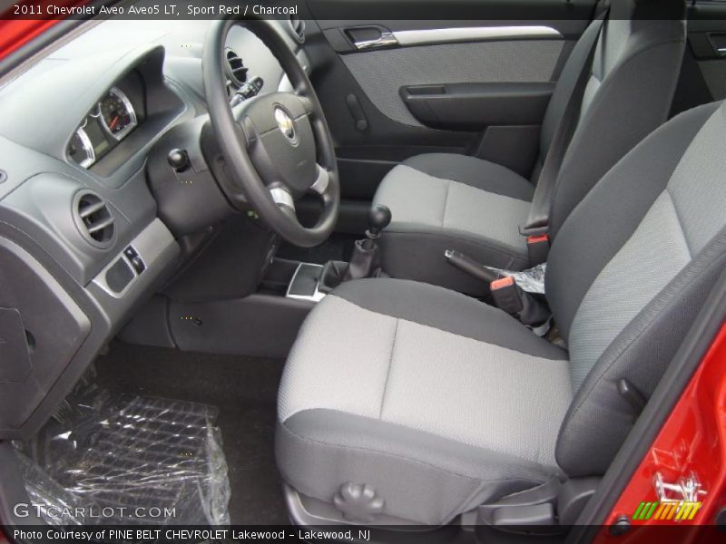  2011 Aveo Aveo5 LT Charcoal Interior