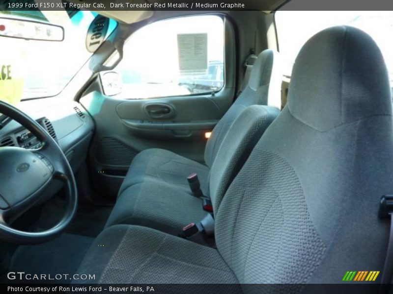 Dark Toreador Red Metallic / Medium Graphite 1999 Ford F150 XLT Regular Cab