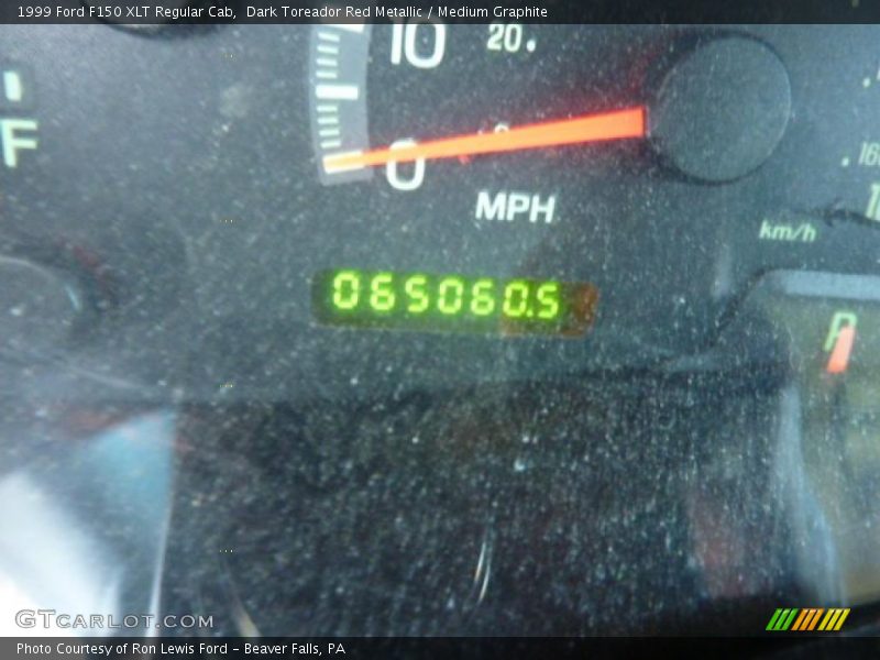 Dark Toreador Red Metallic / Medium Graphite 1999 Ford F150 XLT Regular Cab
