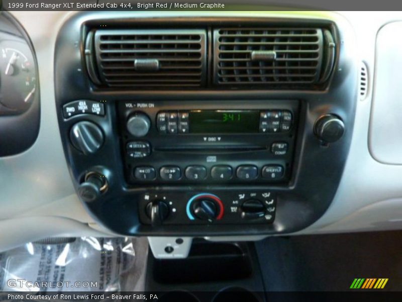 Bright Red / Medium Graphite 1999 Ford Ranger XLT Extended Cab 4x4