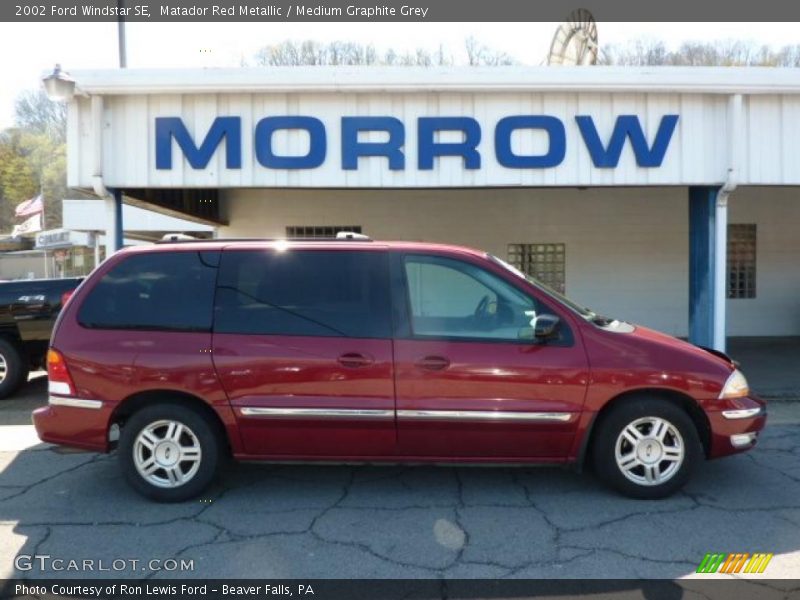 Matador Red Metallic / Medium Graphite Grey 2002 Ford Windstar SE