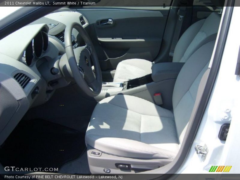Summit White / Titanium 2011 Chevrolet Malibu LT