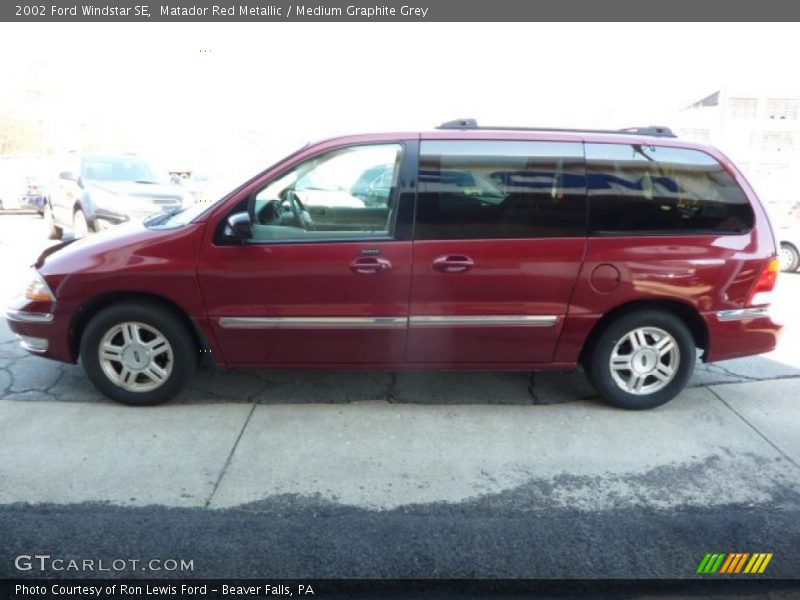 Matador Red Metallic / Medium Graphite Grey 2002 Ford Windstar SE