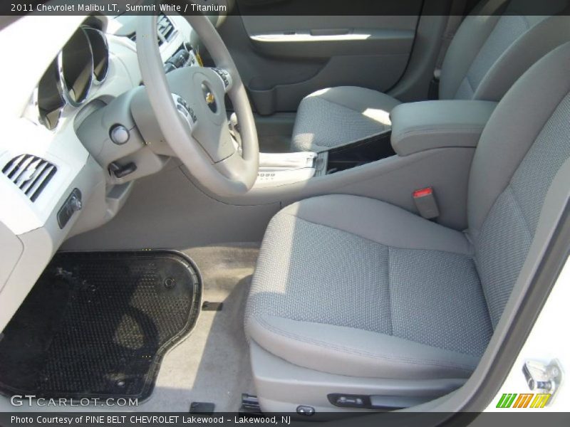 Summit White / Titanium 2011 Chevrolet Malibu LT