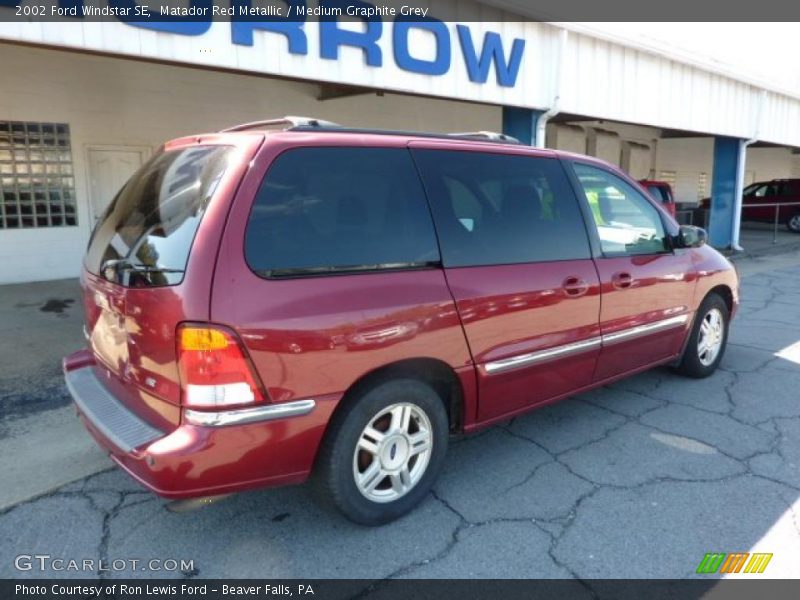 Matador Red Metallic / Medium Graphite Grey 2002 Ford Windstar SE