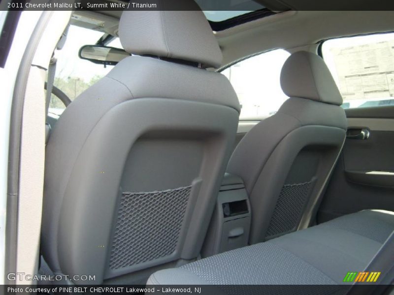Summit White / Titanium 2011 Chevrolet Malibu LT