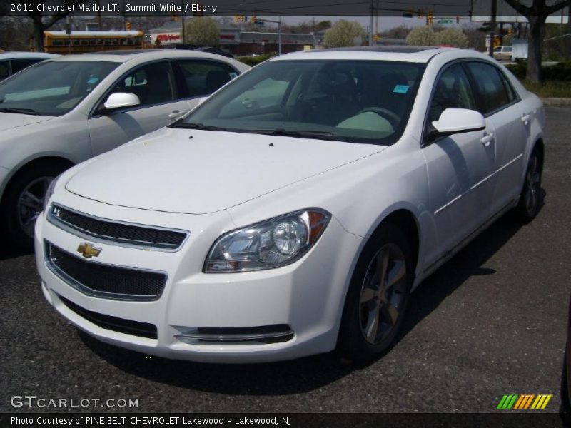 Summit White / Ebony 2011 Chevrolet Malibu LT