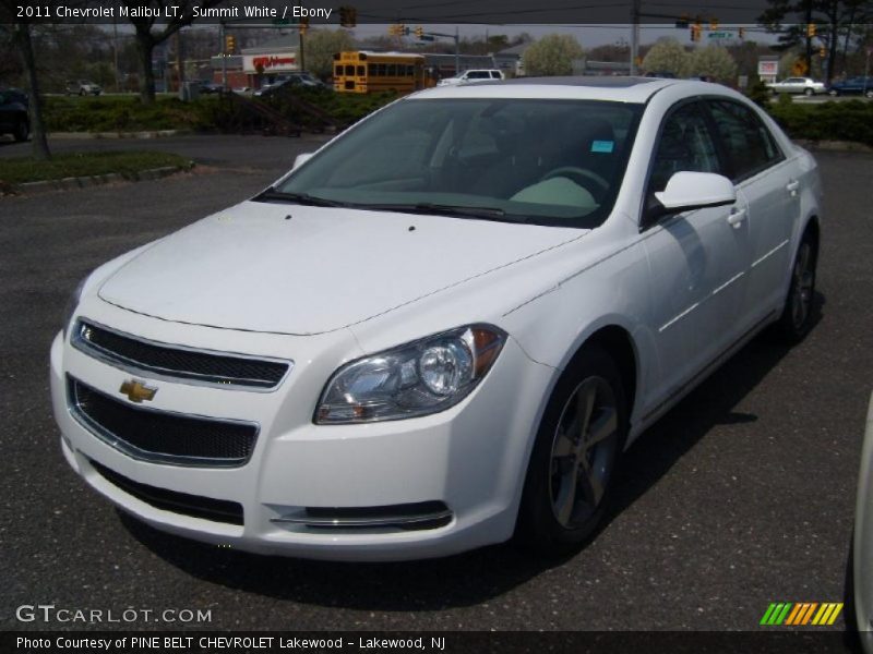 Summit White / Ebony 2011 Chevrolet Malibu LT