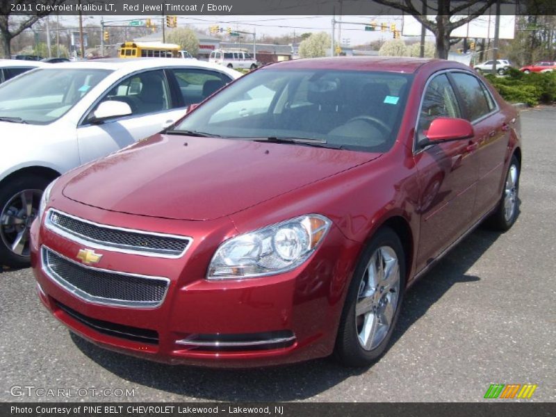 Red Jewel Tintcoat / Ebony 2011 Chevrolet Malibu LT