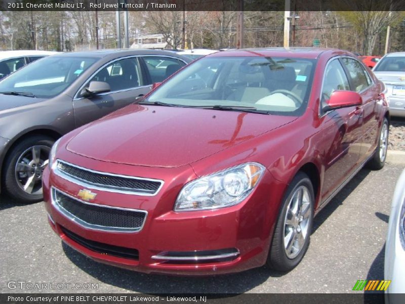 Red Jewel Tintcoat / Titanium 2011 Chevrolet Malibu LT