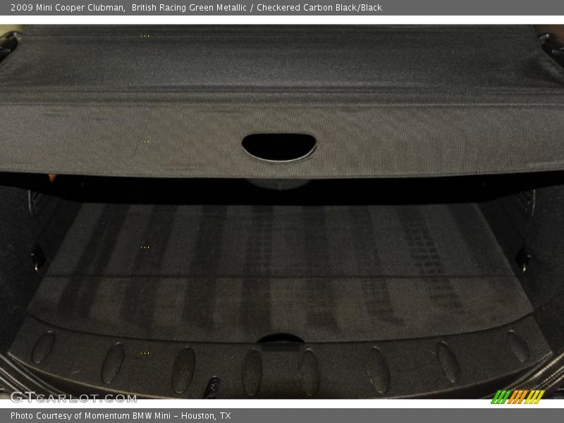 British Racing Green Metallic / Checkered Carbon Black/Black 2009 Mini Cooper Clubman