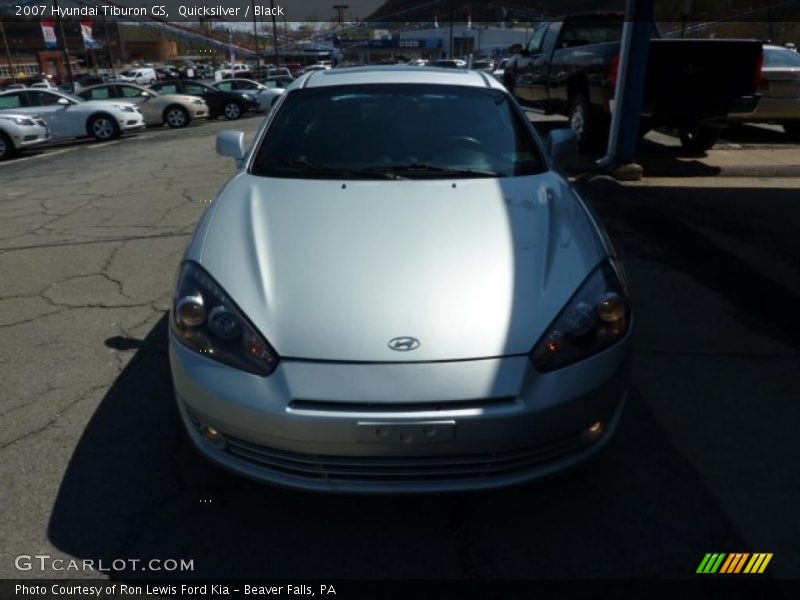 Quicksilver / Black 2007 Hyundai Tiburon GS
