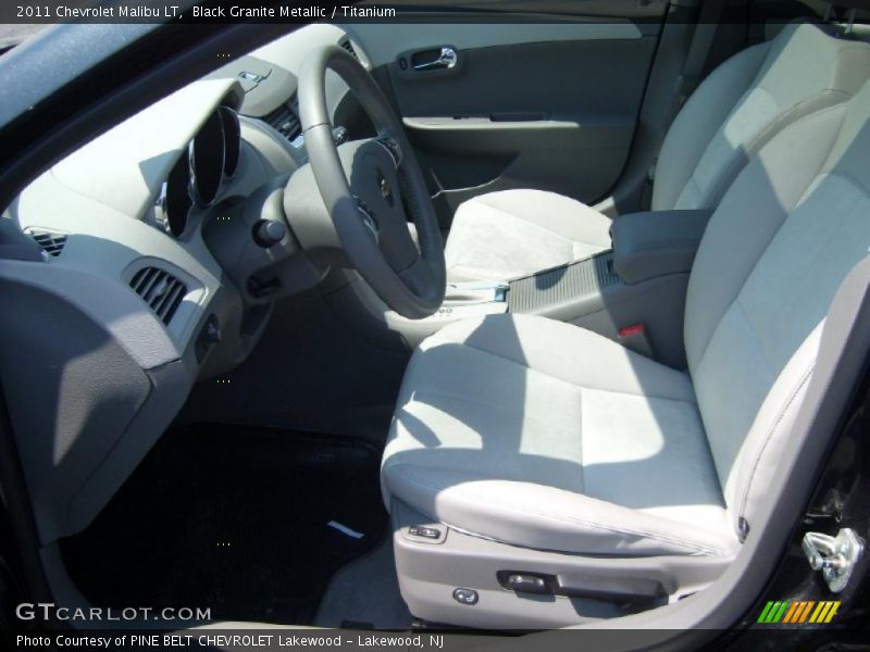 Black Granite Metallic / Titanium 2011 Chevrolet Malibu LT