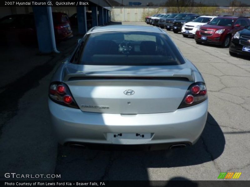 Quicksilver / Black 2007 Hyundai Tiburon GS