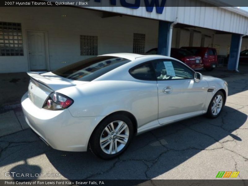 Quicksilver / Black 2007 Hyundai Tiburon GS