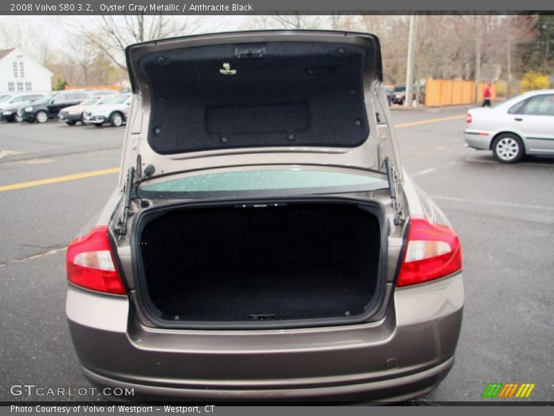 Oyster Gray Metallic / Anthracite Black 2008 Volvo S80 3.2