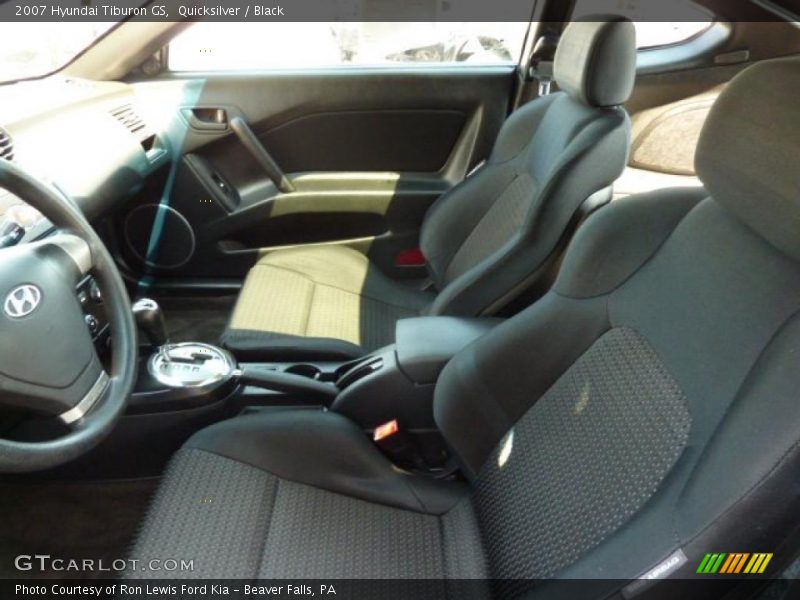Quicksilver / Black 2007 Hyundai Tiburon GS