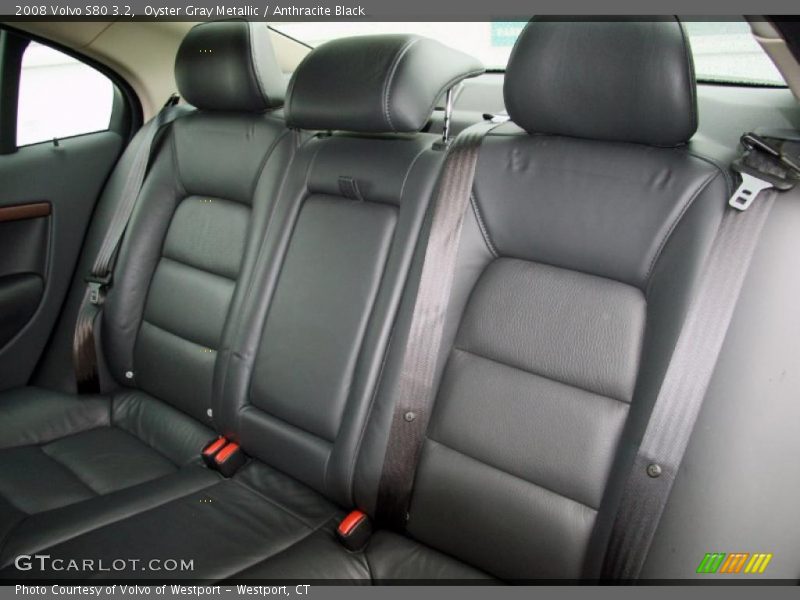 Oyster Gray Metallic / Anthracite Black 2008 Volvo S80 3.2