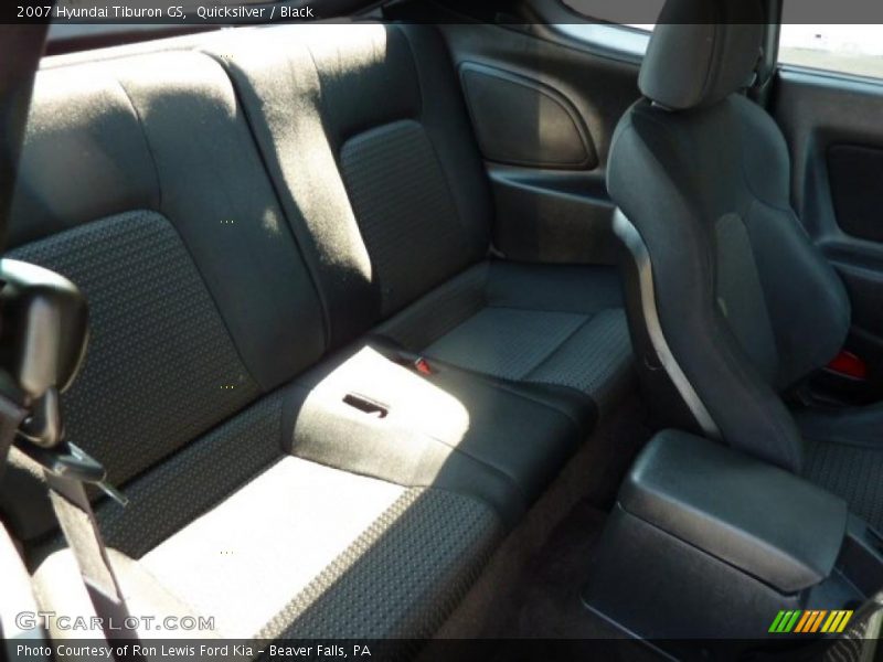 Quicksilver / Black 2007 Hyundai Tiburon GS