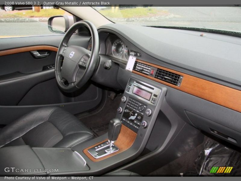 Oyster Gray Metallic / Anthracite Black 2008 Volvo S80 3.2